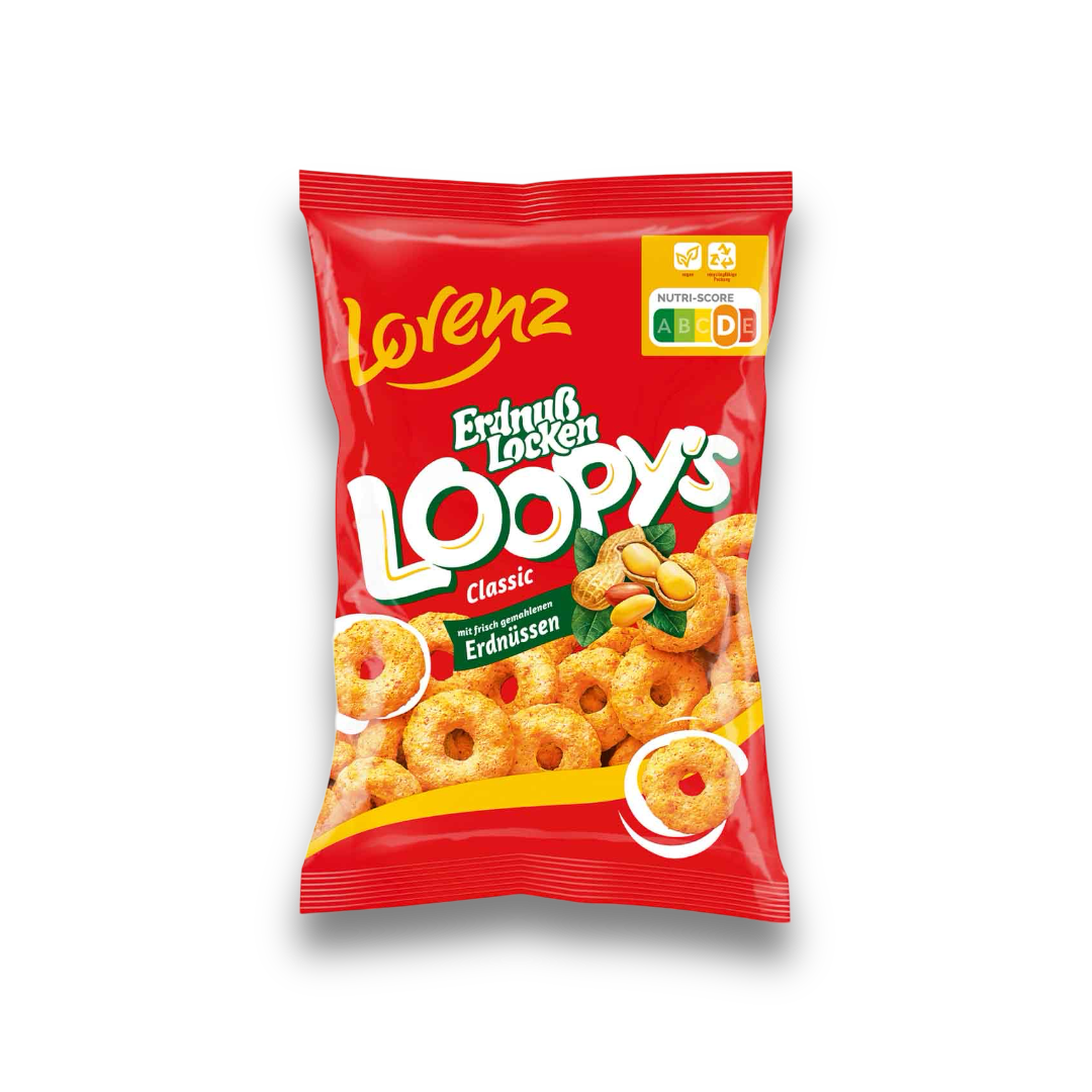 Lorenz Erdnuß Locken Loopy´s 130 g