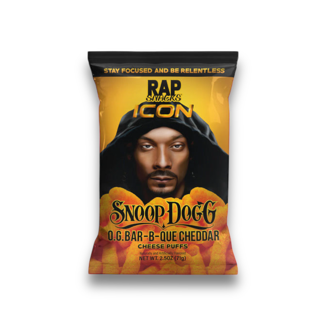 Rap Snacks Snoop Dogg BBQ Cheddar Puffs 71g