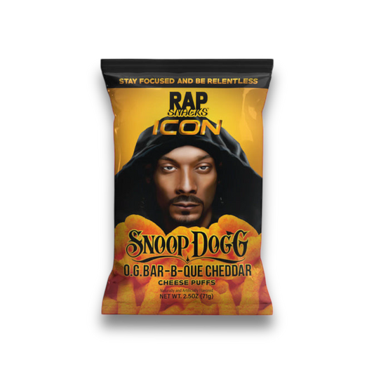 Rap Snacks Snoop Dogg BBQ Cheddar Puffs 71g